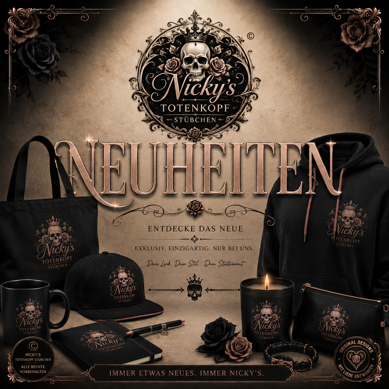 Neuheiten – Nicky's Totenkopf-Stübchen