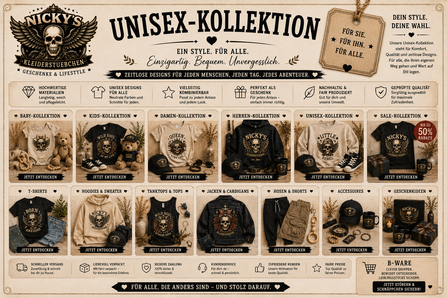 Unisex-Kollektion
