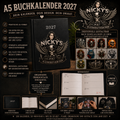 A5 Buchkalender 2027 – Dein Unikat | personalisierbar mit UV-Folie & Motiv