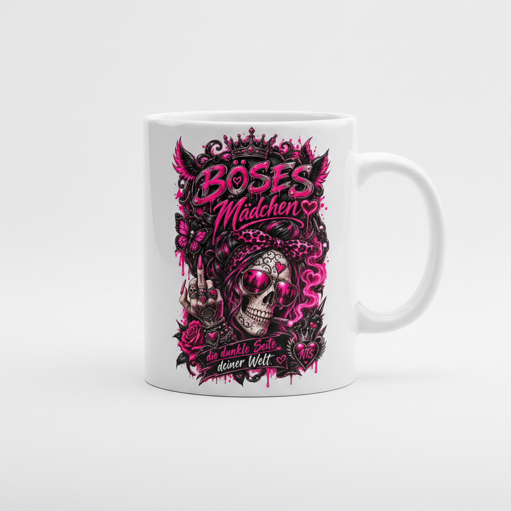 Böses Mädchen Tasse