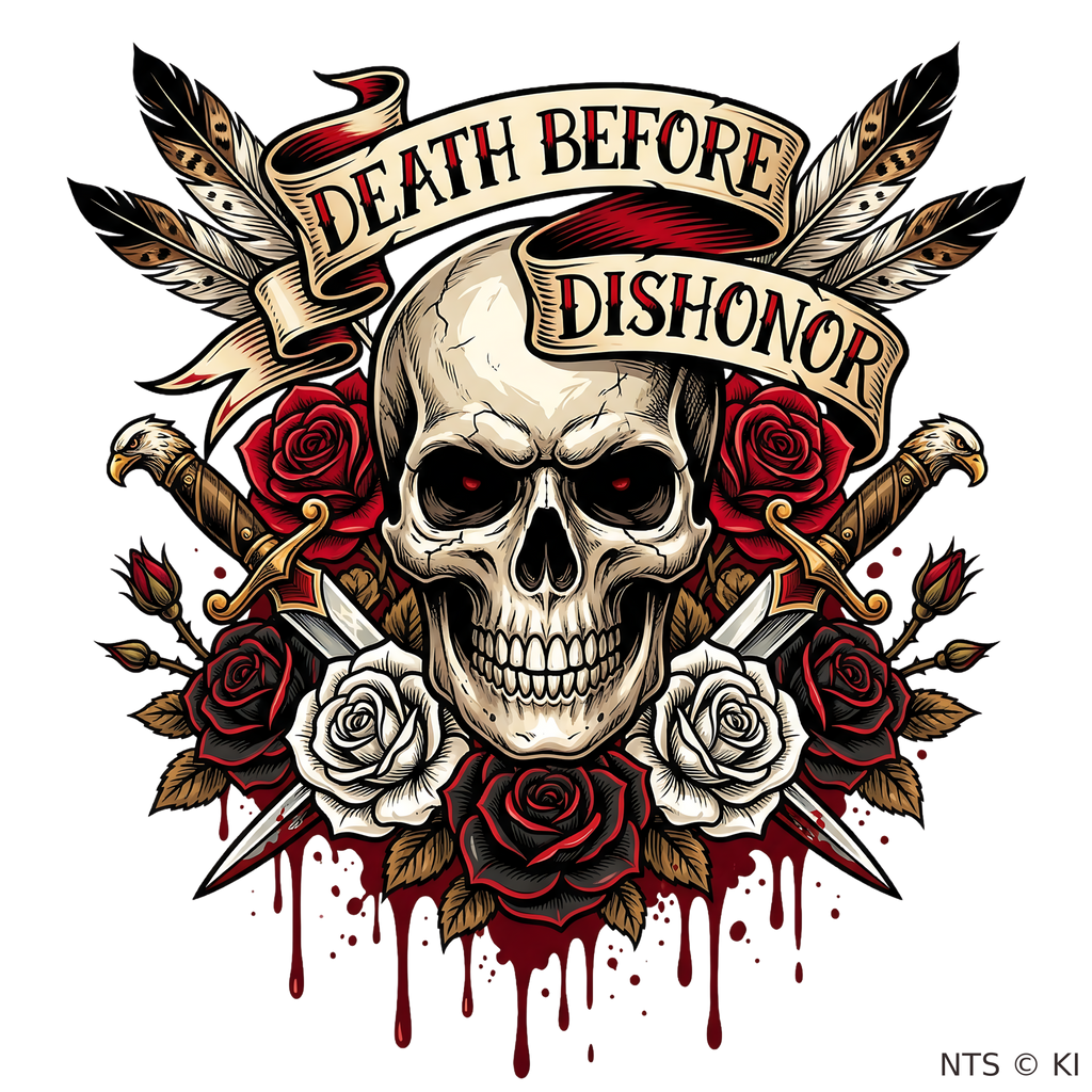 Death Before Dishonor – BB-0051 Bügelbild