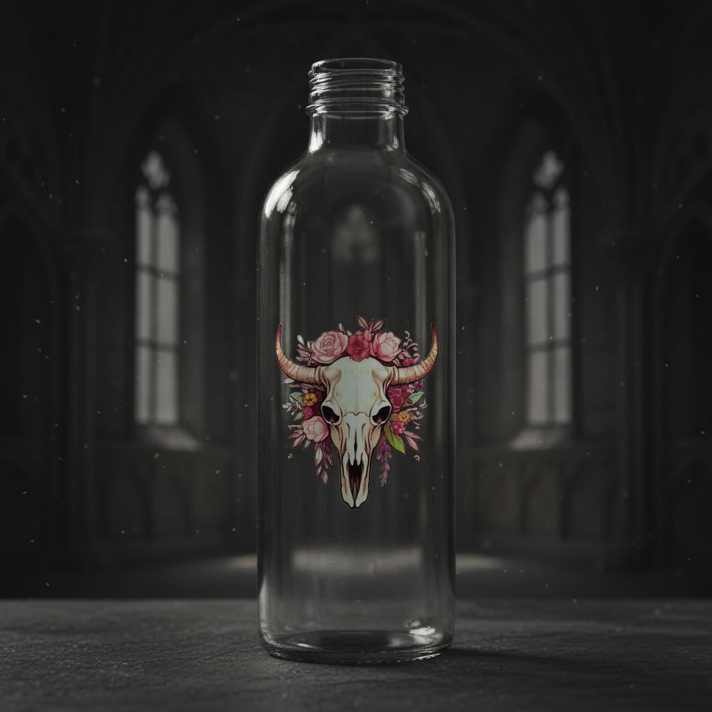 Bullenschädel Wasserflasche