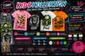 Kids T-Shirt – Skull & Style | personalisierbar mit Bügelbild oder Schriftzug