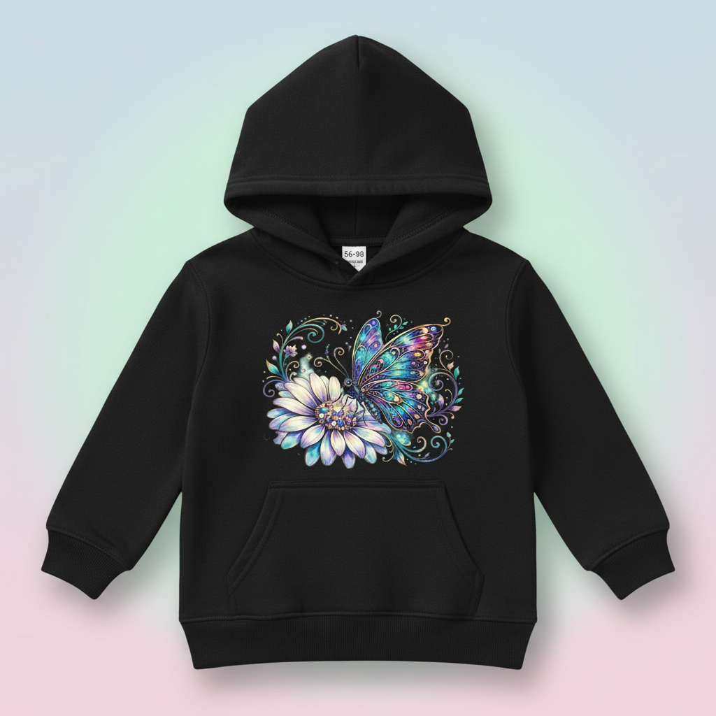 Galaktischer Schmetterling Hoodie