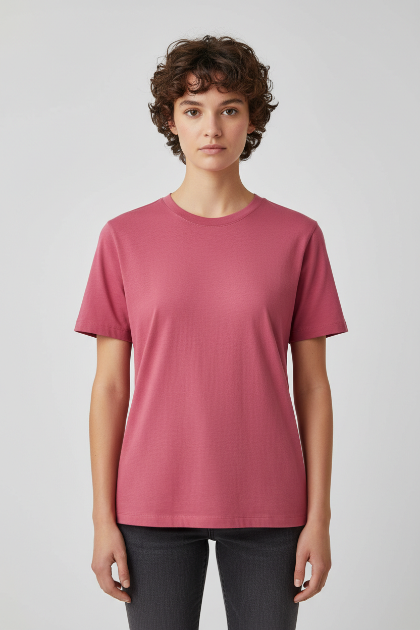 Himbeerpink T-Shirt Mockup