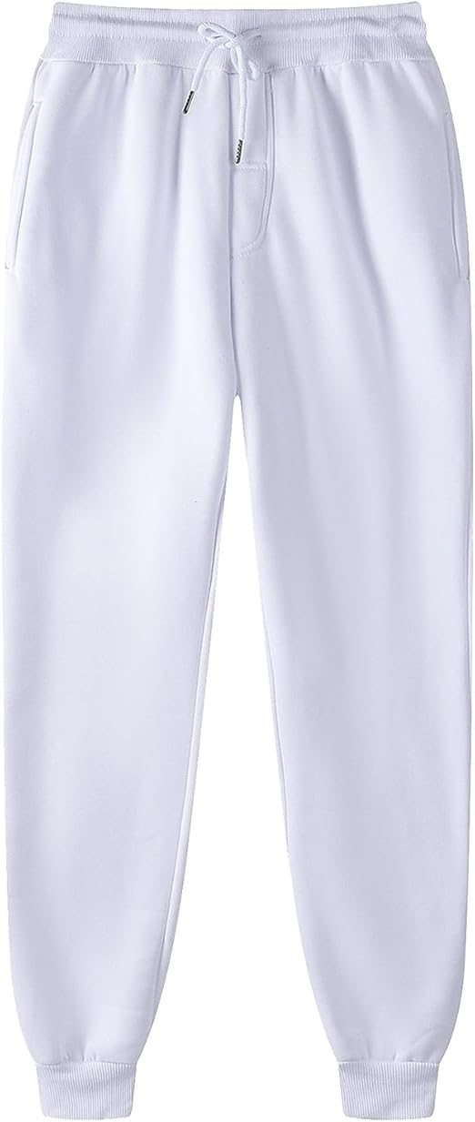 Herren Jogginghose Weiß – Baggy Sweatpants