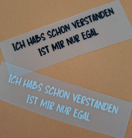 Spruch 13: Ich habs schon verstanden – ist mir nur egal