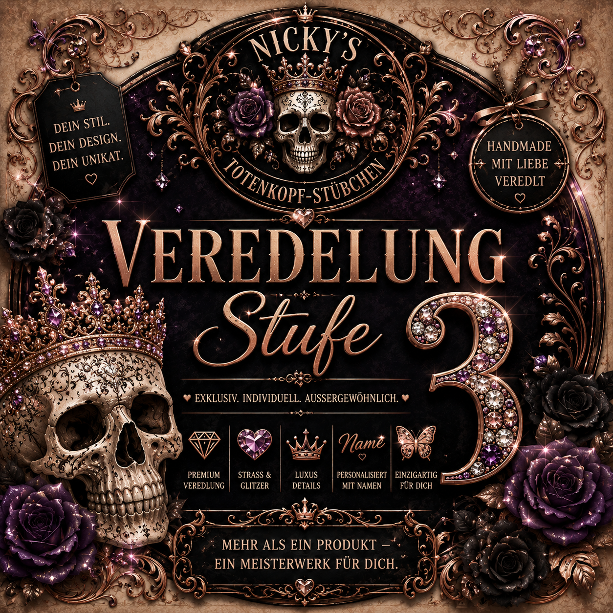 Veredelung Stufe 3 – Exklusiv. Individuell. Außergewöhnlich.