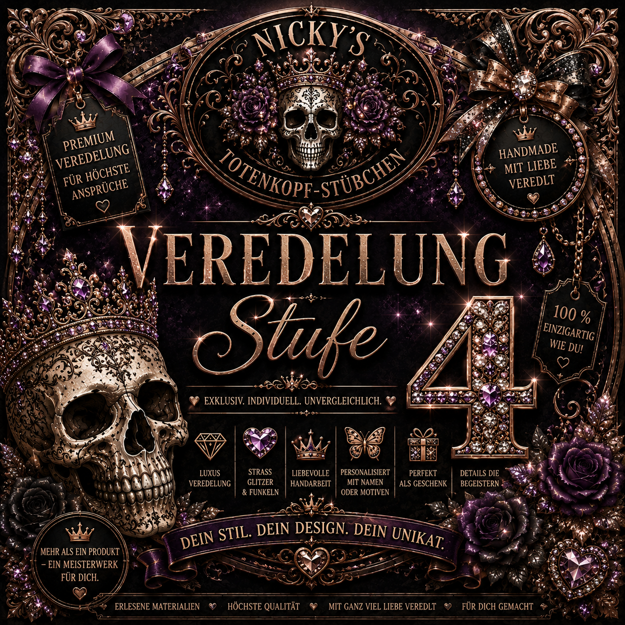 Veredelung Stufe 4 – Dein Stil. Dein Design. Dein Unikat.