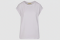Ladies Extended Shoulder Tee Weiß