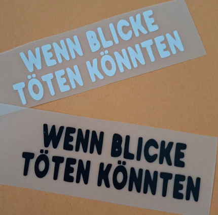Spruch 21: Wenn Blicke töten könnten