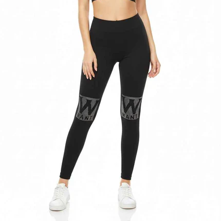 Leggings mit Strass-Aufdruck Want