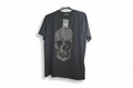 T-Shirt Skull Bling Bling Günther – schwarzes T-Shirt mit Totenkopf Strass-Design