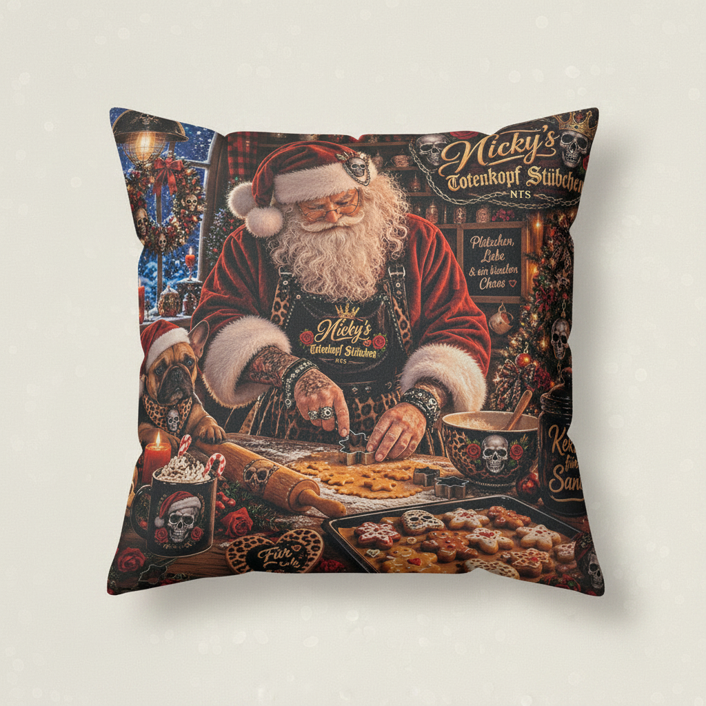 Mockup Weihnachtsmann weiß