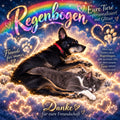 Regenbogenbrücke – Eure Tiere personalisiert mit Glitzer