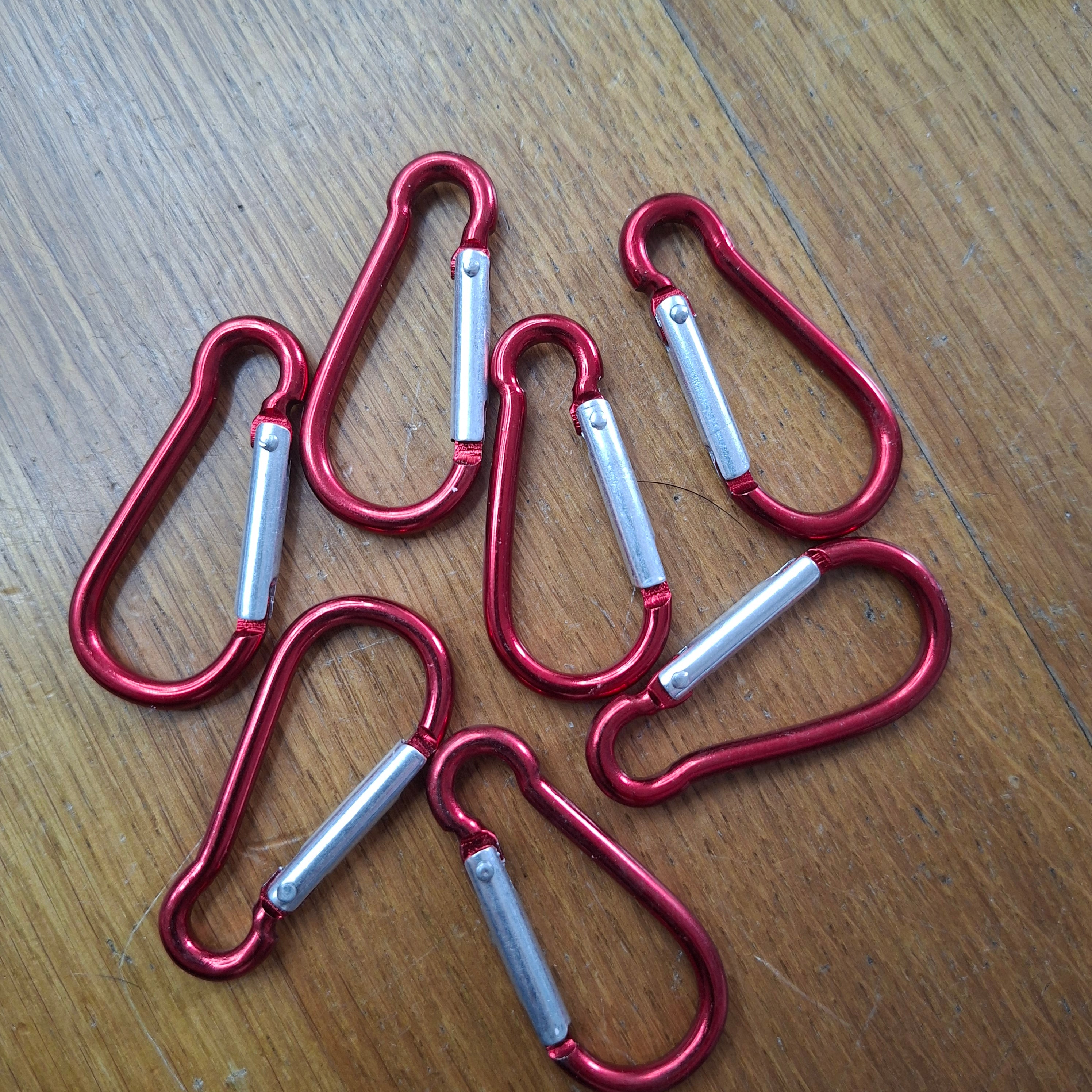 Karabinerhaken bunt – Anhänger-Rohling (4,5 cm)