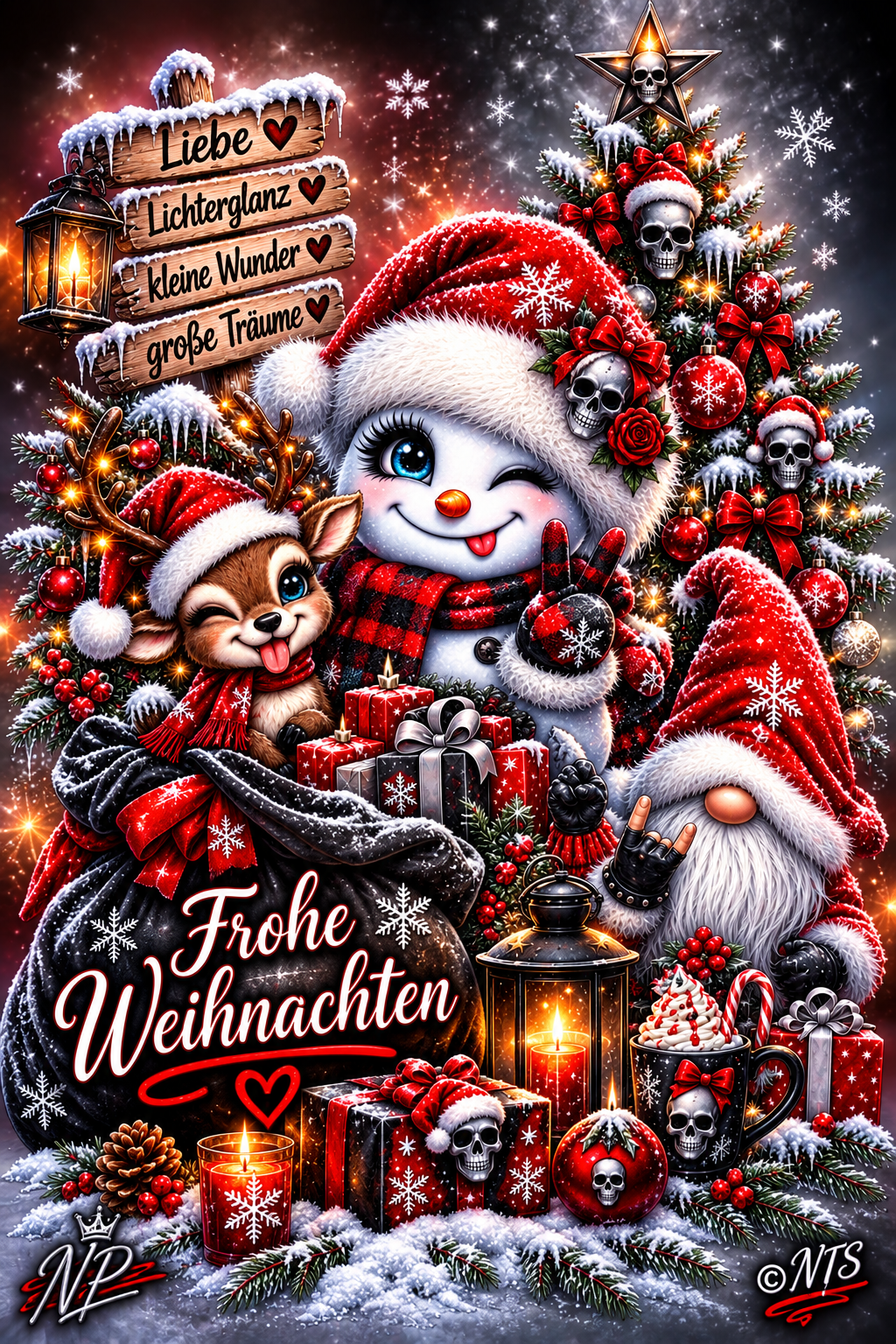 Weihnachtskissenbezug 50x50 – Weihnachtsmotiv oder Individualdruck
