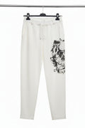 Hose mit Linkem Druck und Strass auf der linken Seite