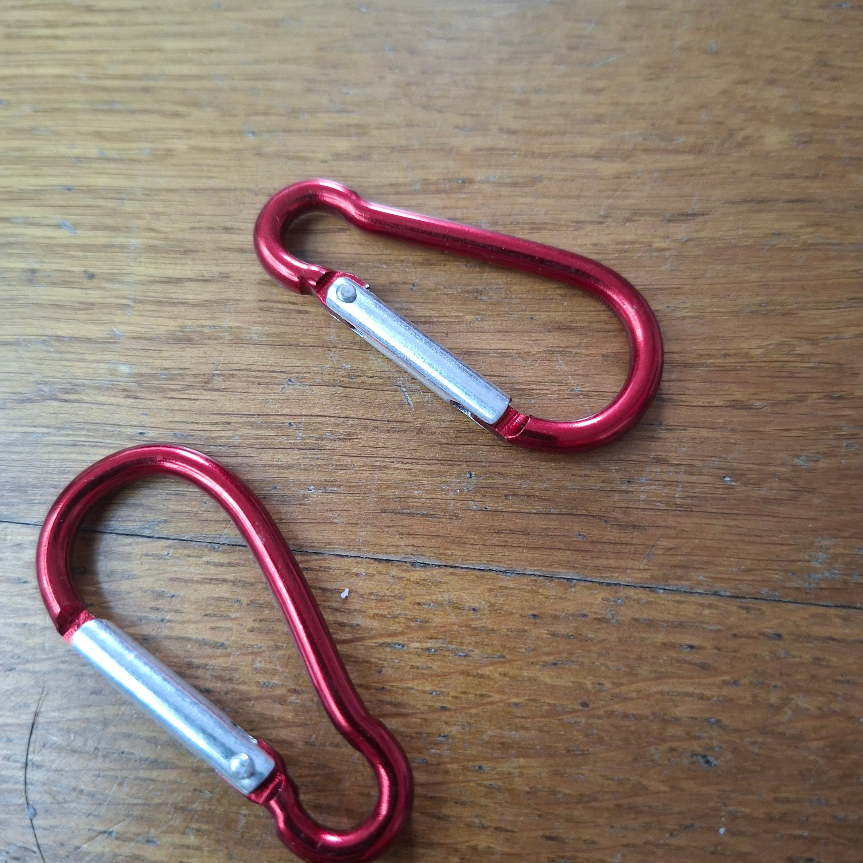 Karabinerhaken bunt – Anhänger-Rohling (4,5 cm)