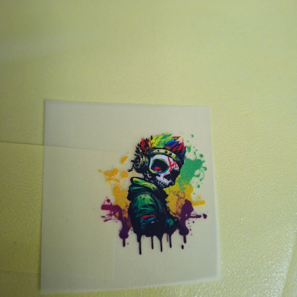 Skull-Graffiti – BB-0112 Bügelbild