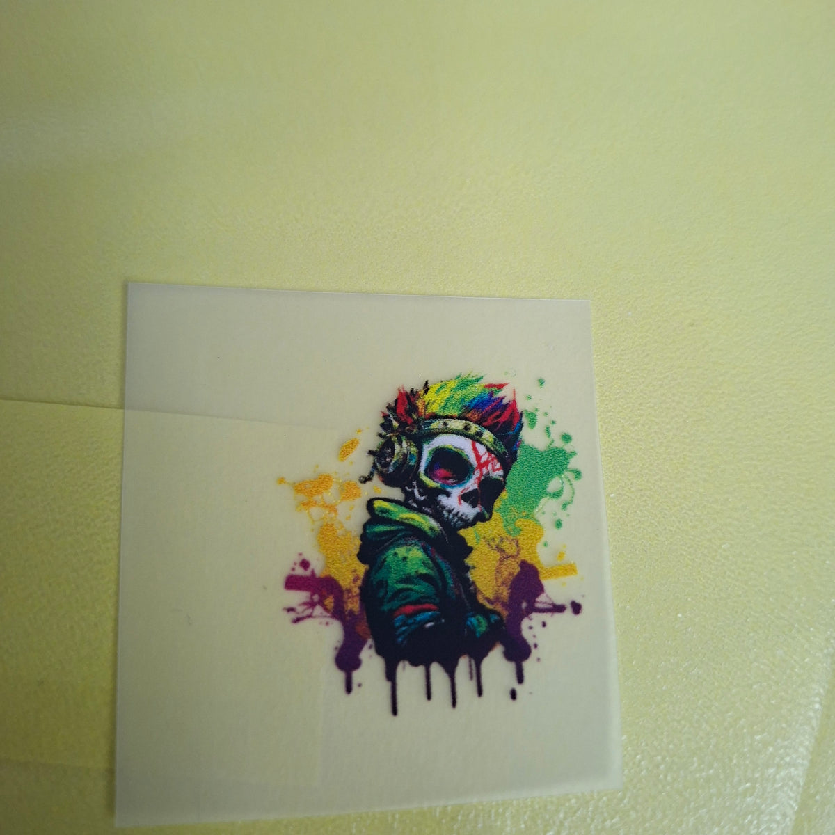 Skull-Graffiti – BB-0112 Bügelbild
