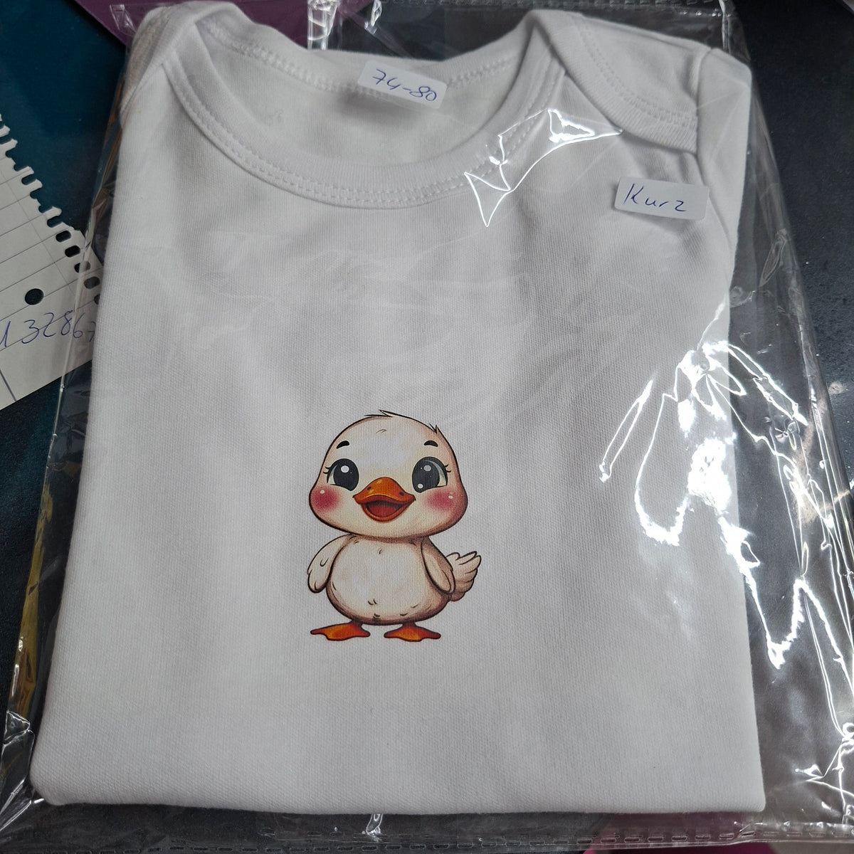 Baby-Body – Fertige Unikate in Größe 74