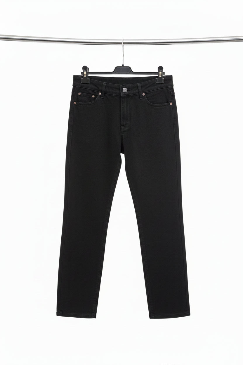 Strauch Hose High Waist Große Größe – Schwarz