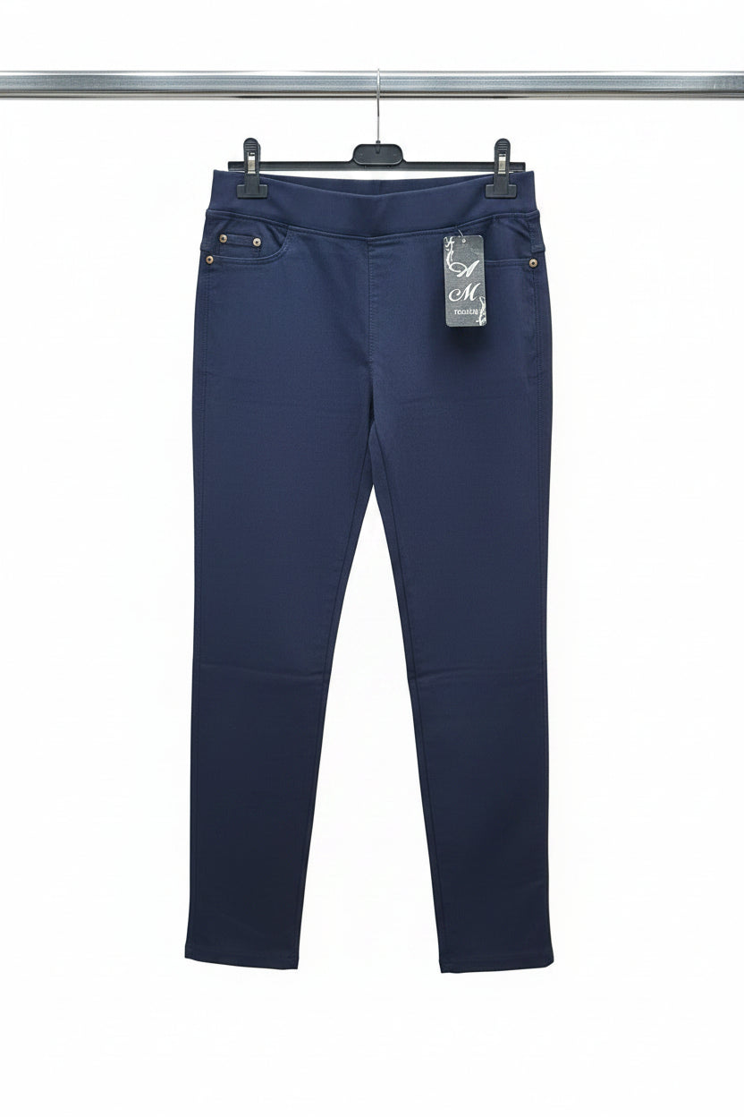 Hose High Waist Big Size – Schwarz & Dunkelblau