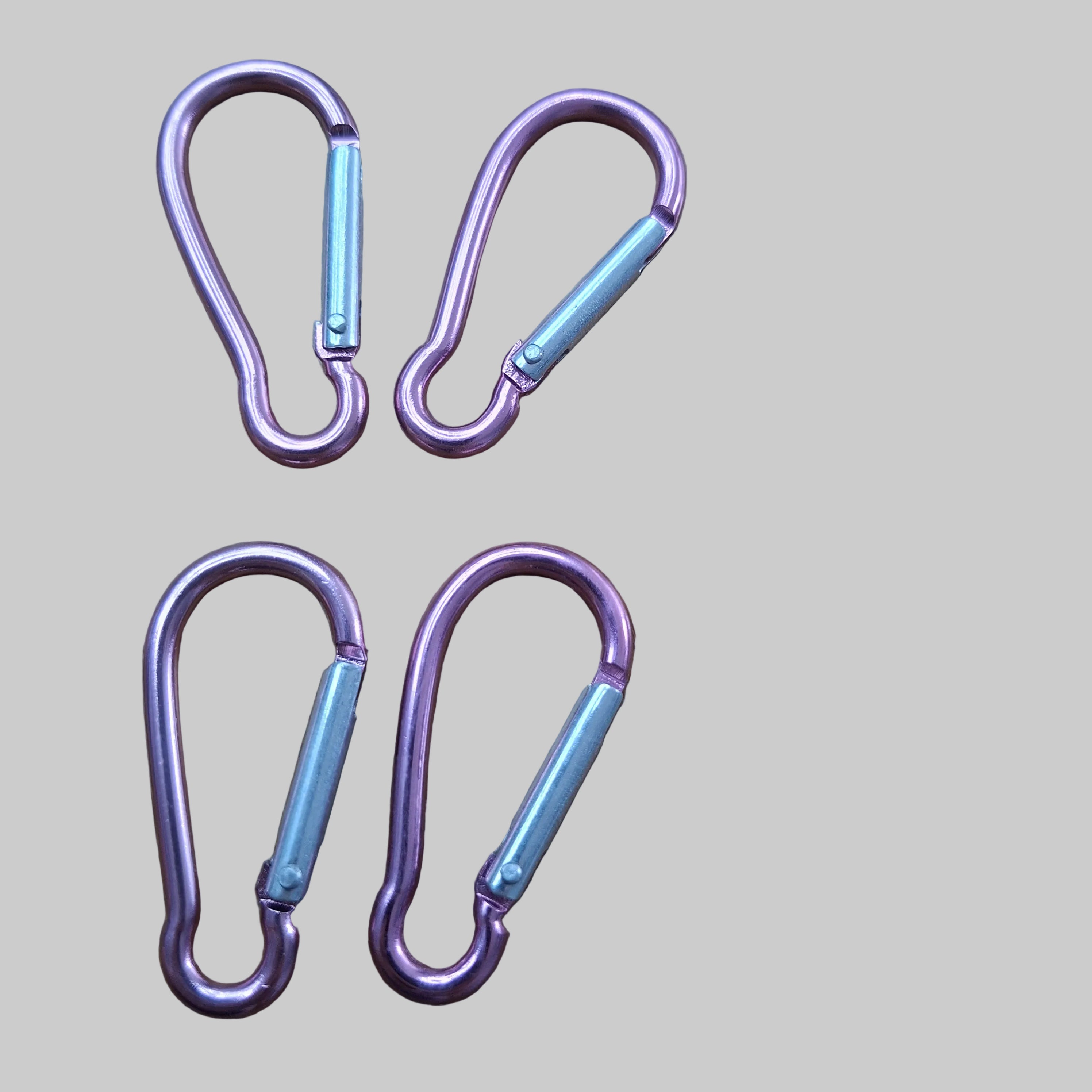 Karabinerhaken bunt – Anhänger-Rohling (4,5 cm)