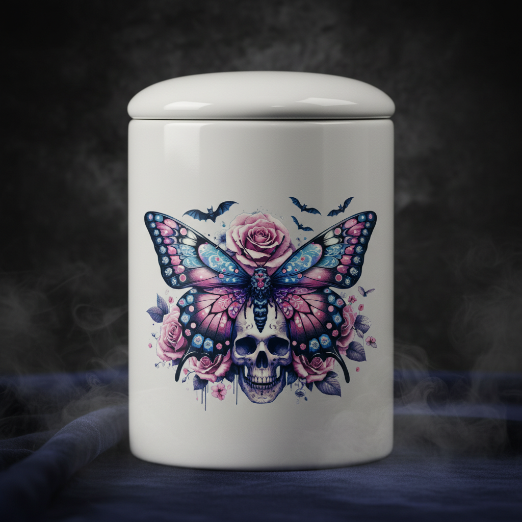 Schmetterling Totenkopf Vorratsdose
