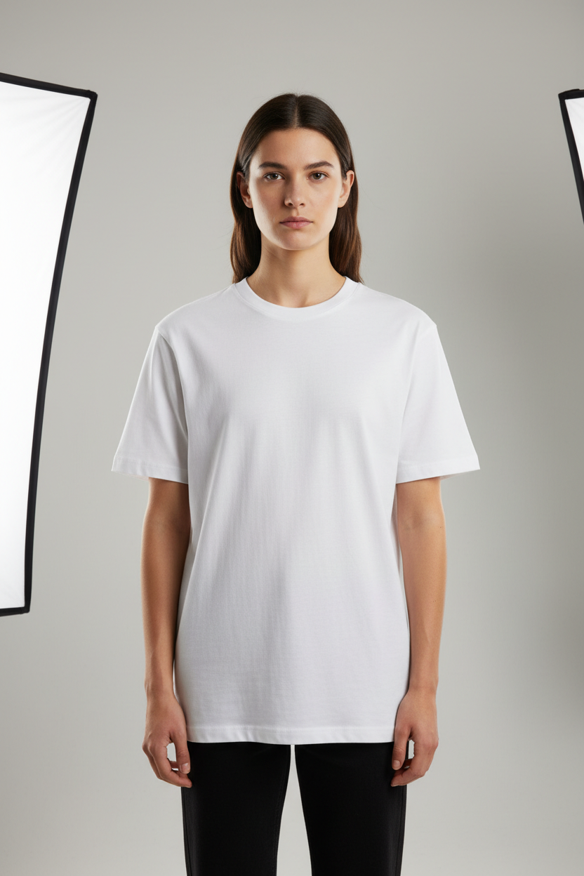 Weißes T-Shirt Mockup